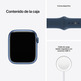 Apple Watch Series 7 GPS/Cellular 45 mm Caja de Aluminio en Azul / Correa deportiva Azul Abismo