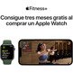 Apple Watch Series 7 GPS/Cellular 45 mm Caja de Aluminio en Azul / Correa deportiva Azul Abismo