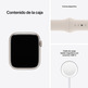 Apple Watch Series 7 GPS/Cellular 45 mm Caja de Aluminio en Blanco Estrella / Correa deportiva Blanc