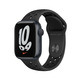 Apple Watch Series 7 Nike GPS 45 mm / Caja de Aluminio en Negro Medianoche / Correa Deportiva Nike
