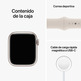 Apple Watch Serie 8 GPS 41mm Blanco Estrella / Correa Blanco Estrella