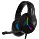 Auricular Gaming RGB Phoenix X-IO Nero con cavo jack e adattatore
