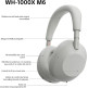 Sony WH-1000XM6 Cuffie wireless - Bluetooth, ANC - Argento