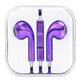 Headphones Handsfree for iPhone Purple