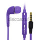 Auricolari con microfono per Samsung Galaxy S4 Viola