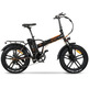 Bicicleta Eléctrica FAT Bike Youin You - Ride Texas Negro / Naranja