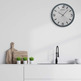 Bresser Reloj de Pared Mytime Edition Silver