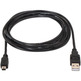 Cavo USB (A) M 2,0 a Mini USB (B) M Aisens 0,5M Negro