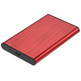 Caja Externa 2,5 '' USB portatile SATA Aisens Aluminio Negro ASE - 2525RED