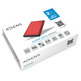 Caja Externa 2,5 '' USB portatile SATA Aisens Aluminio Negro ASE - 2525RED