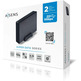 Caja Externa 3,5 '' USB portatile AISENS Aluminio Negro