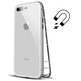 Custodia magnetica con vetro temperato iPhone 7/8 Plus Argento