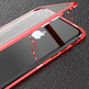 Custodia magnetica con vetro temperato iPhone 7/8 Rosso