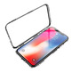 Custodia magnetica con vetro temperato iPhone X/XS Nero