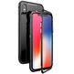 Custodia magnetica con vetro temperato iPhone X/XS Nero