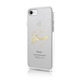 Custodia trasparente Apple Shock 8/8 / 6s / 6 Guess