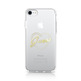 Custodia trasparente Apple Shock 8/8 / 6s / 6 Guess