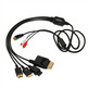 4 in 1 D-Terminal Cable Xbox 360/Wii/PS3/PS2