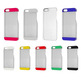 Transparent Plastic Case for iPhone 5/5S Nero