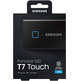 Disco duro SSD Samsung T7 Touch 2TB Negro