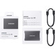 Disco Externo SSD Samsung Portable T7 1TB USB portatile Gris