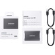 Disco Externo SSD Samsung Portable T7 500GB USB portatile Gris