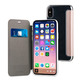 Caso Folio Rosa oro TPU trasparente iPhone X muvit
