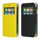 Cover for iPhone 6 with lid and window 4.7 " Nero