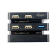 2 to 5 port (2.0 3.0) USB HUB Adapter PS4 Pro (Dobe) Nero