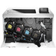 Impresora Láser Colore HP LaserJet Enterprise M554DN Dúplex Blanca