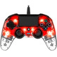 Mando Nacono Compatto Wired Illuminated Red Oficial PS4