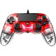 Mando Nacono Compatto Wired Illuminated Red Oficial PS4