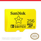 Memoria MicroSDXC 256GB Sandisco Switch