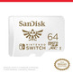 Memoria MicroSDXC 64GB Sandisco Switch