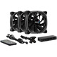 Confezione 3 Ventiladores Aerocool Astro Pro 12 cm + H66F HUB + Mando a Distancia