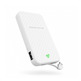 Powerbank Energy System 5000 mAh con cavo integrado Blanco