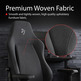 Silla Gaming Arozzi Primo Woven Fabric Black - Grey Logo