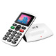 SPC Symphony Telefono Mobile BT FM + Dock Blanco