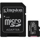 Tarjeta de memoria MicroSD XC 256GB Kingston Canvas Select + Adapt