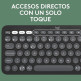 Bluetooh Tastiera Logitech Pebble Keys 2 K380S Grafite