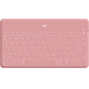 Teclado Bluetooth Logitech Keys - to - Go iPhone / iPad Rosa