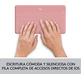 Teclado Bluetooth Logitech Keys - to - Go iPhone / iPad Rosa