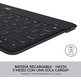 Teclado Bluetooth Logitech Keys - to - Go iPhone / iPad Rosa