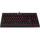 Teclado Corsair K63 Negro / Rojo