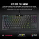 Teclado Corsair K70 TKL CS MX Red (Español)