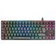 GAMIAC Tastiera TKL90G Meccanica - Kailh Blue - Nero/Gris - (ES)
