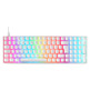 Teclado Gaming Mecánico Mars MKULTRA RGB Blanco Compacto 96%