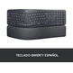 Teclado Inalámbrico Bluetooth Logitech Ergo K860