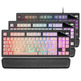 Teclado Mars Gaming MKAXES Pink RGB