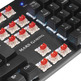 Teclado Mecánico Mars Gaming MK5RES OUTUME SQ Rojo